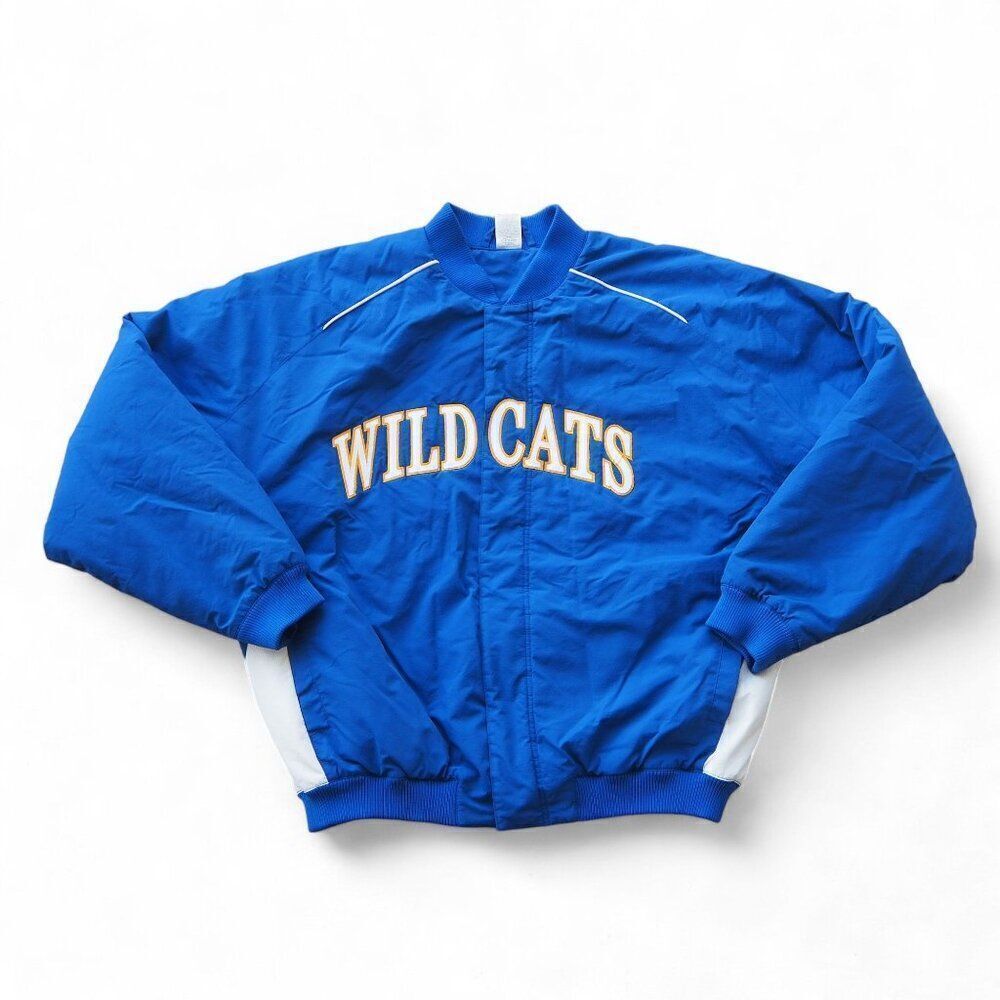 Russell Vintage University of Kentucky‎ Wildcats Bomber Jacket Blue Men's XL